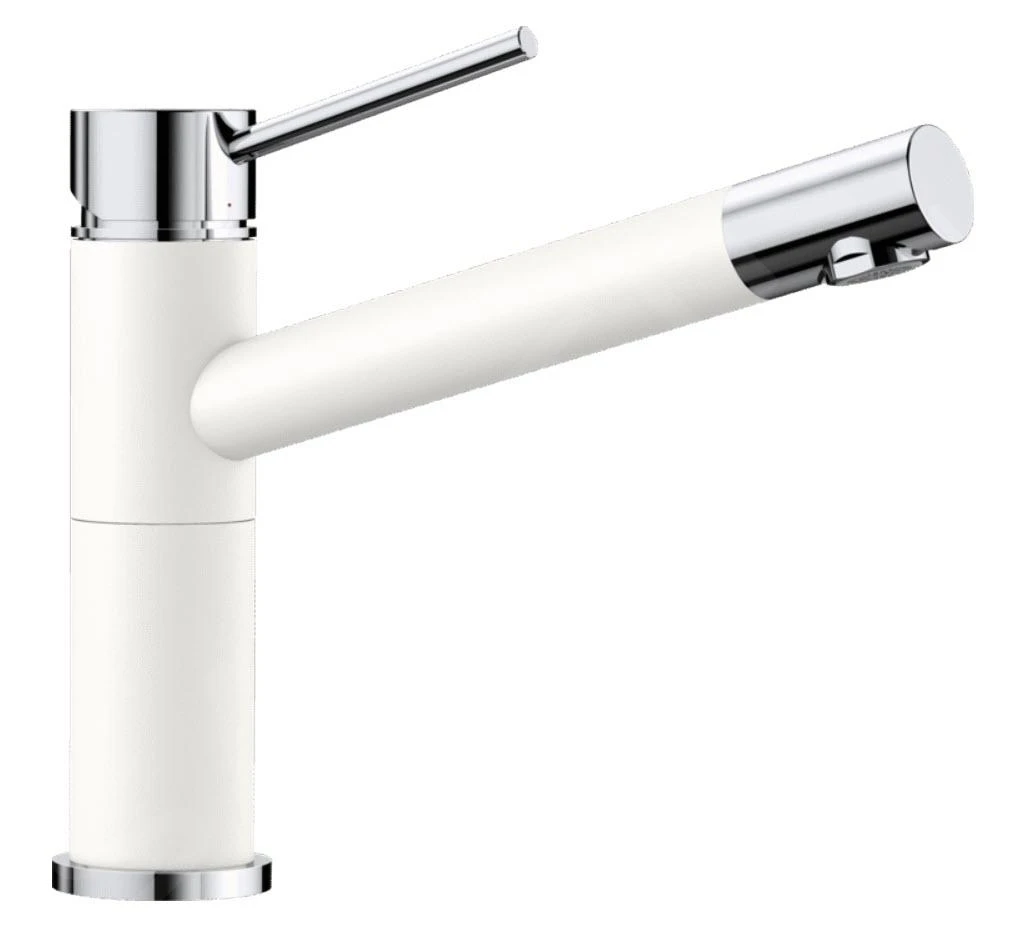 Blanco Alta - Küchenarmatur, Weiß/Chrom 515317