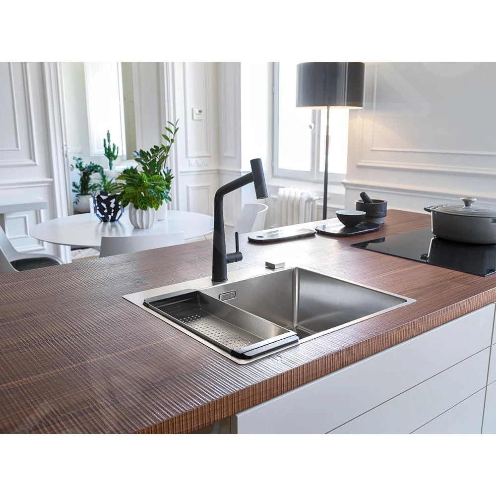 Franke Icon - Spültischarmatur FG 5188.901 Mit Ausziehbarem Endstück, Schwarz Matt 115.0625.190 – Bild 5