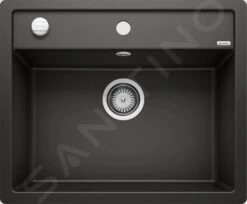 Blanco Dalago 6 - Silgranitspüle, 605x500 Mm, Mit Ablaufbedienung, Schwarz 525875