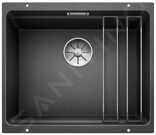 Blanco Etagon 500 - Silgranitspüle, 530x460 Mm, Mit Schienen, Schwarz 525887