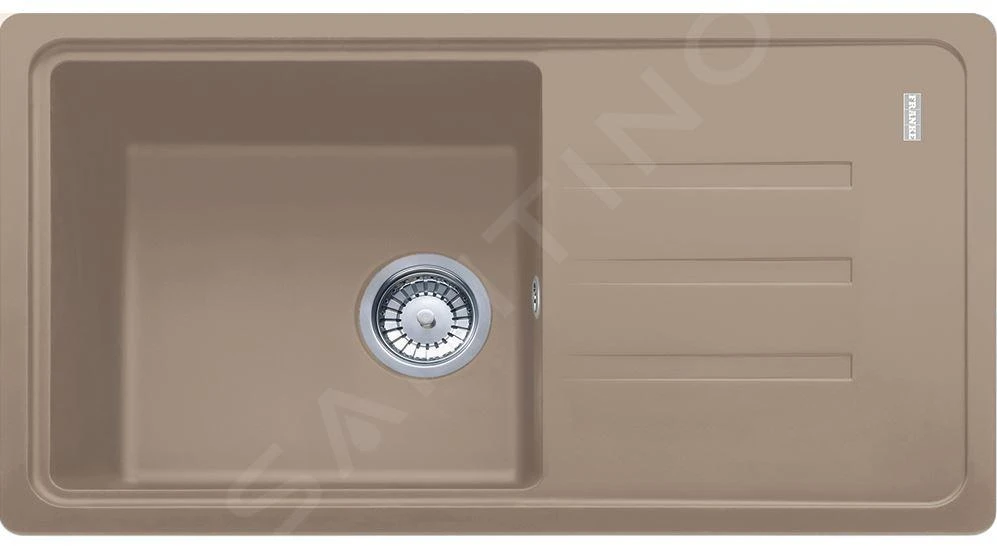 Franke Sets - Küchenset G119, Fragnitspüle BSG 611-78/39 Und Spültischarmatur FP 0408.031, Kaschmir/verchromt 114.0510.437 – Bild 4