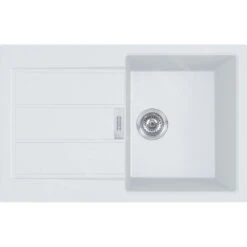 Franke Sirius 2.0 - Tectonite-Spüle S2D 611-78, 780x500 Mm, Weiß 143.0613.581