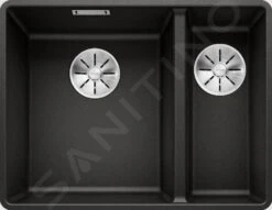 Blanco Subline 340/160 - Silgranitspüle, 552x427 Mm, Spülbecken Links, Schwarz 525984