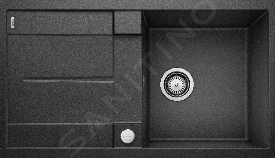 Blanco Metra 5 - Silgranitspüle, 860x500 Mm, Mit Ablaufsystembedieung, Anthrazit 513044