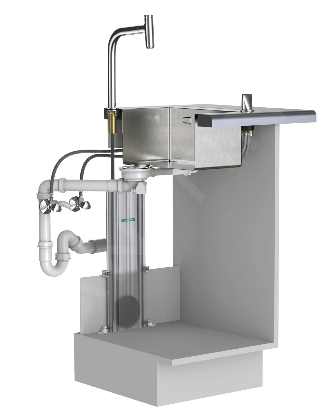 Hansgrohe M54 - Spültischarmatur Talis, Mit Ausziehbarem Auslauf, SBOX, Verchromt 72809000 – Bild 5