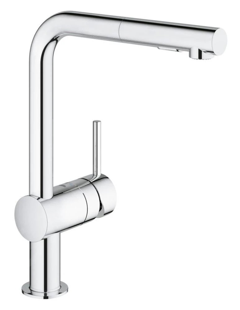 Grohe Minta - Spültischarmatur Mit Ausziehbarer Geschirrbrause, Verchromt 30274000