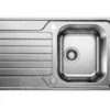 Blanco Dinas 45 - Spüle, 860x500 Mm, Mit Ablaufbedienung, Edelstahl Gebürstet 523378