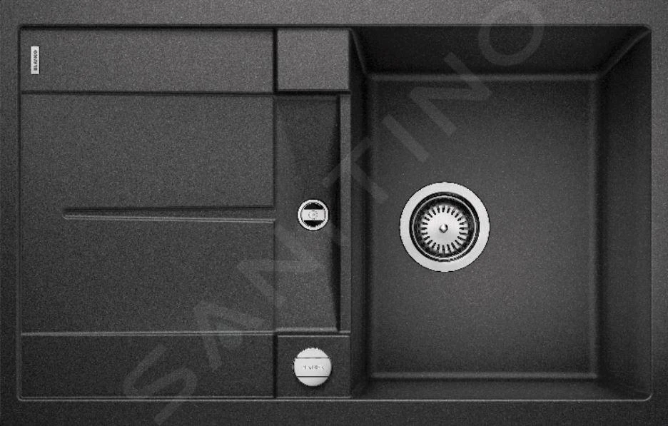 Blanco Metra 45 - Silgranitspüle, 780x500 Mm, Mit Ablaufsystembedienung, Jasmin 513035