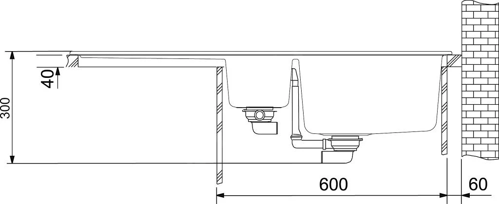 Franke Maris - Fragranit Spülbecken MRG 651, 970x500 Mm, Onyx 114.0250.550 – Bild 3