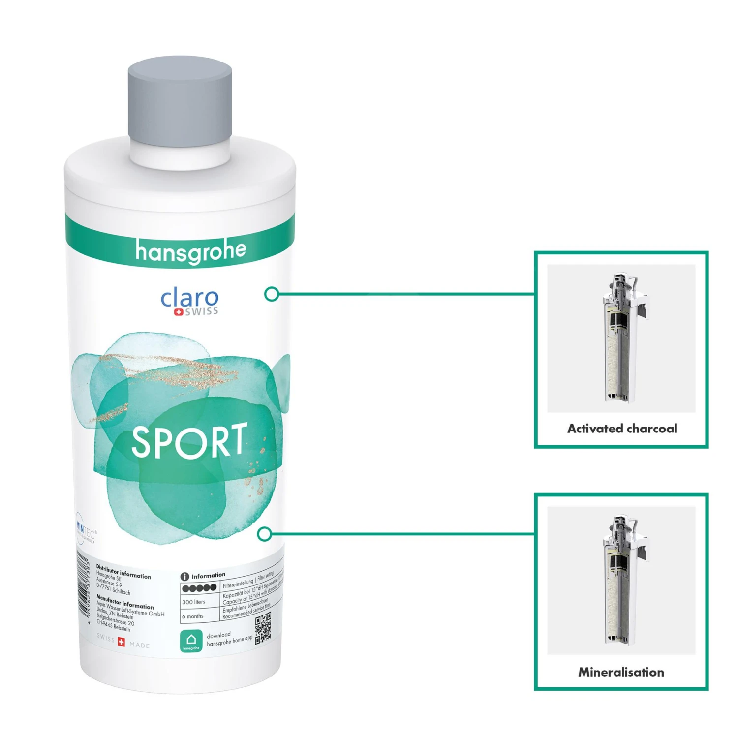 Hansgrohe Aqittura M91 - Mineralisierung Und Sport Filter 76830000 – Bild 3