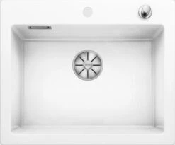 Blanco Palona 6 - Silgranitspüle, 615x510 Mm, Mit Ablaufsystembedienung, Weiß Glänzend 524731