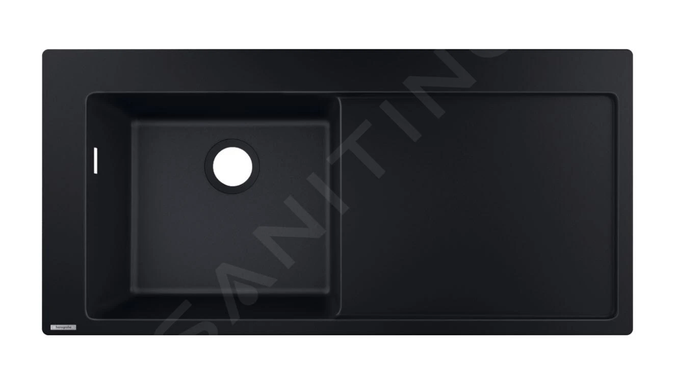 Hansgrohe Abwäschen - Spülen- Und Armaturenset C51-F450-12, Graphit Schwarz/Chrom 43228000 – Bild 3