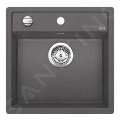 Blanco Dalago 5 - Silgranitspüle, 515x510 Mm, Mit Ablaufsystembedienung, Felsgrau 518848