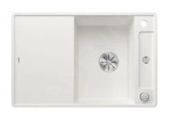 Blanco Axia III 45 - Silgranitspüle, 770x500 Mm, Mit Ablaufbedienung Und Zubehör, InFino, Weiß 523202
