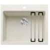 Blanco Etagon 6 - Silgranitspüle, 600x510 Mm, Mit Zubehör, InFino, Soft Weiß 527076