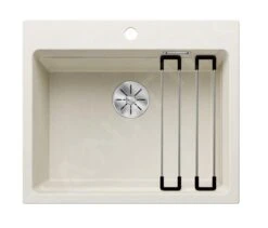 Blanco Etagon 6 - Silgranitspüle, 600x510 Mm, Mit Zubehör, InFino, Soft Weiß 527076