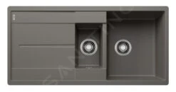 Blanco Metra 6 - Silgranitspüle, 990x490 Mm, Mit Ablaufsystembedienung Und Zubehör, Grau 527301