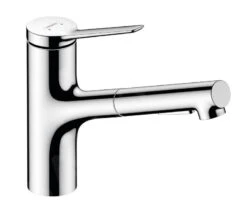 Hansgrohe Zesis M33 - Spültischarmatur 150, Mit Ausziehbarer Brause, EcoSmart, Chrom 74810000