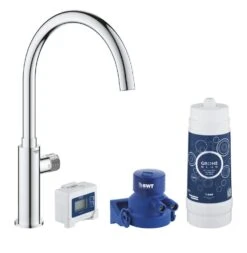 Grohe Blue Pure - Set - Spültischventil Mono Mit Wasserfilter, Verchromt 30387000