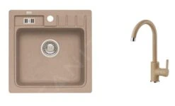 Alveus Sets - Spüle-Set Niagara 20 Und Armatur Tonia, Beige SETA102