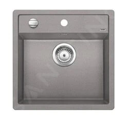 Blanco Dalago 5 - Silgranitspüle, 515x510 Mm, Mit Ablaufsystembedienung, Aluminium 518522