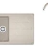 Franke Sets - SET G173, Fragranitspüle BFG 611-78 Mit Armatur FP 9000.082, Sahara/Sahahra 114.0619.588