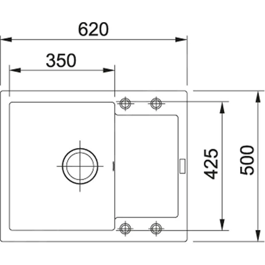 Franke Sets - Küchenset G165, Fragnitspüle MRG 611-62 Und Spültischarmatur FP 0408.031, Steingrau/verchromt 114.0587.927 – Bild 2