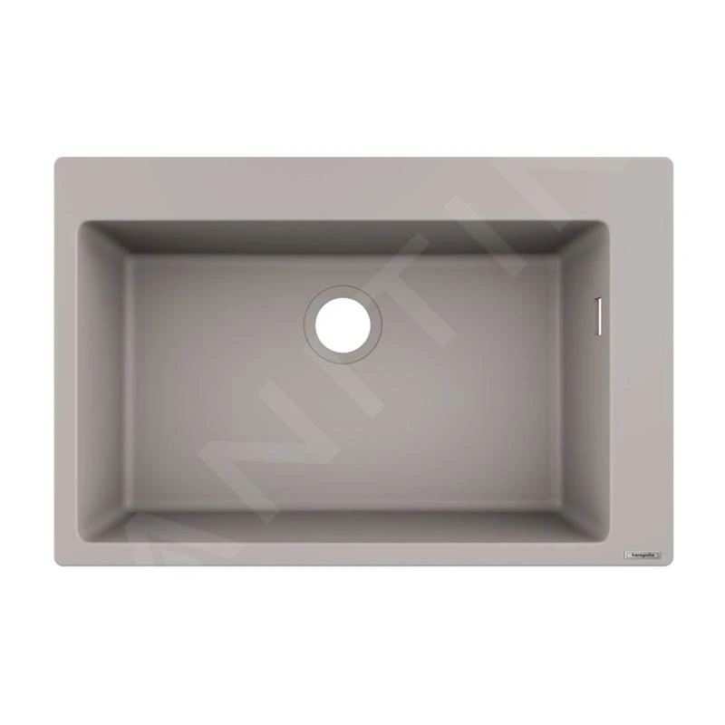 Hansgrohe Abwäschen - Granit-Einbauspülbecken S510-F660, Betongrau 43313380
