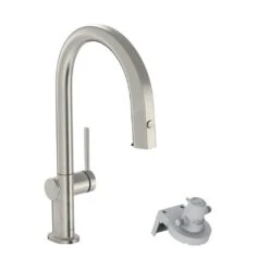 Hansgrohe Aqittura M91 - Spültischarmatur Mit Ausziehbarem Auslauf Und Mit Filterfunktion, Edelstahl 76803800