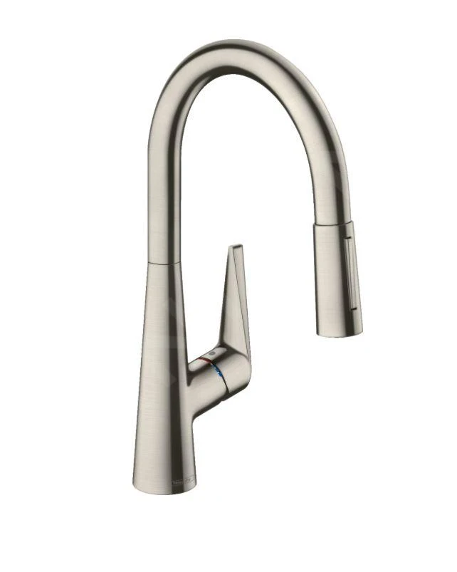 Hansgrohe Talis M51 - Spültisch Einhebelmischer 200 Mit Ausziehbarer Geschirrbrause, Edelstahl 72813800