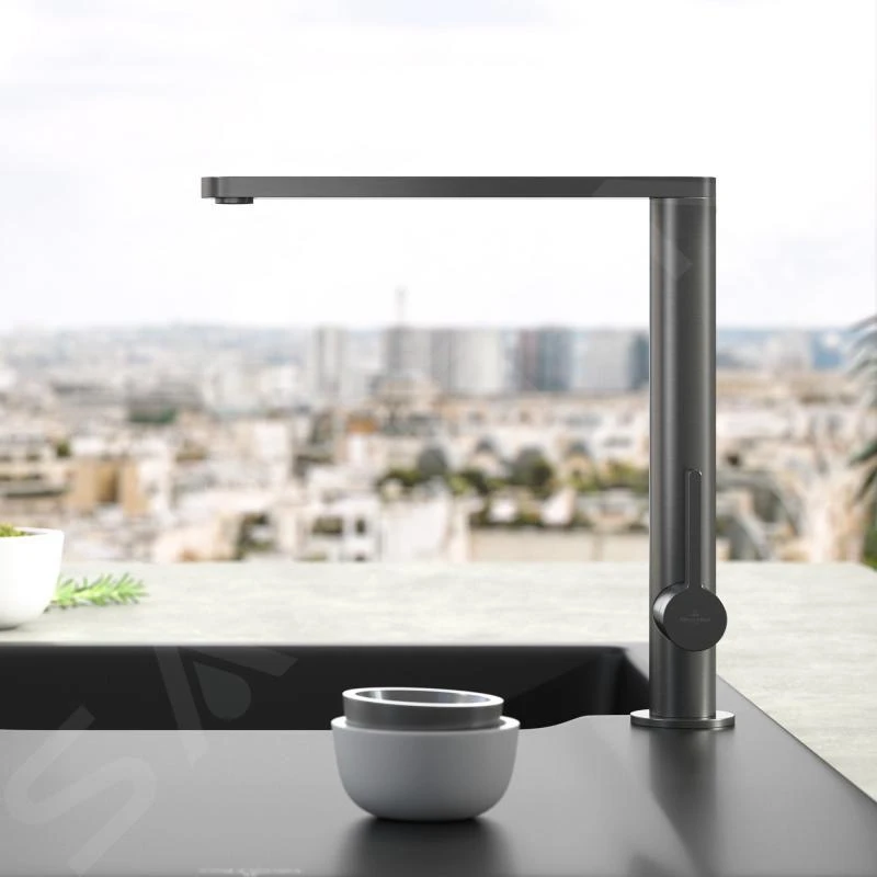 Villeroy & Boch Finera - Spültischarmatur, Anthrazit 92700005 – Bild 9