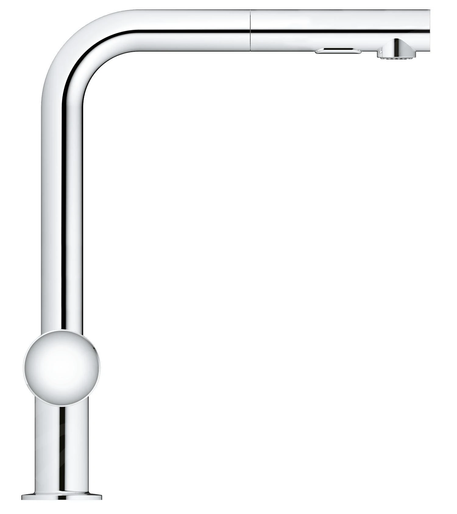 Grohe Minta - Spültischarmatur Mit Ausziehbarer Geschirrbrause, Verchromt 30274000 – Bild 3