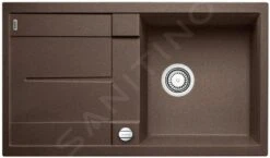 Blanco Metra 5 - Silgranitspüle, 860x500 Mm, Mit Ablaufsystembedienung, Kaffee 515041
