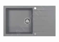 Alveus Cadit - Granit-Spüle 860x500 Mm, Mit Ablaufsystembedienung, Concrete 1132030