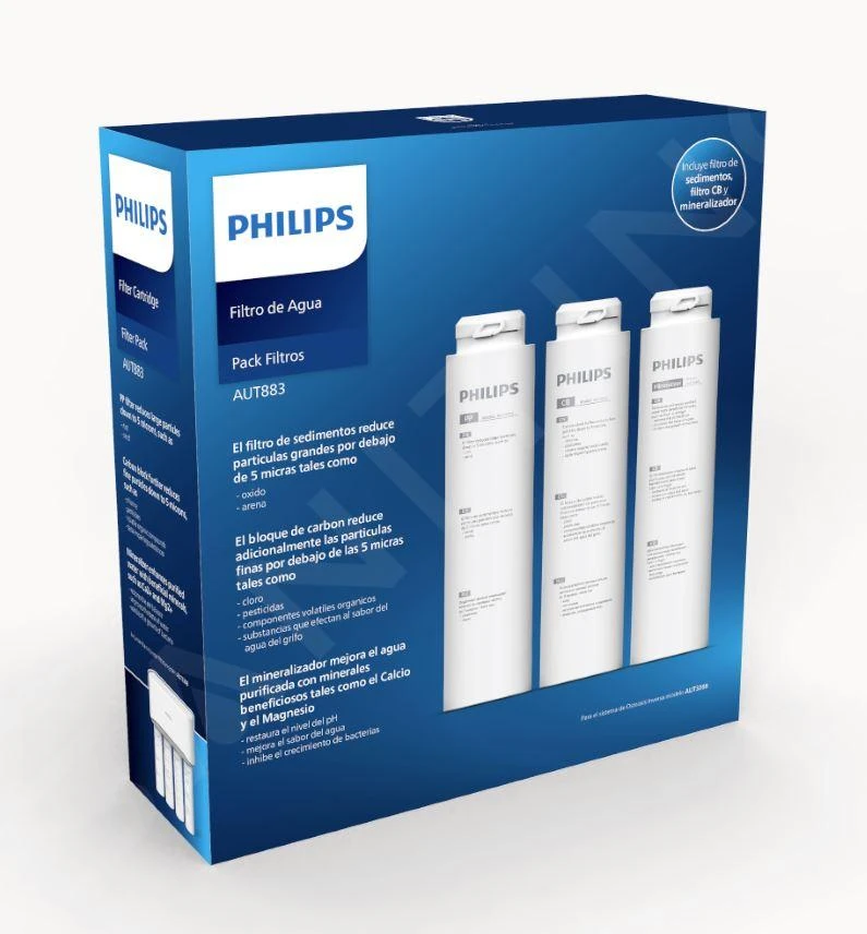Philips Zubehör - Ersatzfilterset 3in1 Für Die Wasserfiltration AUT883/10 – Bild 2