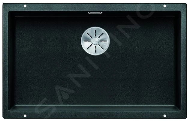 Blanco Subline 700 - Silgranitspüle, 730x460 Mm, Schwarz 526001