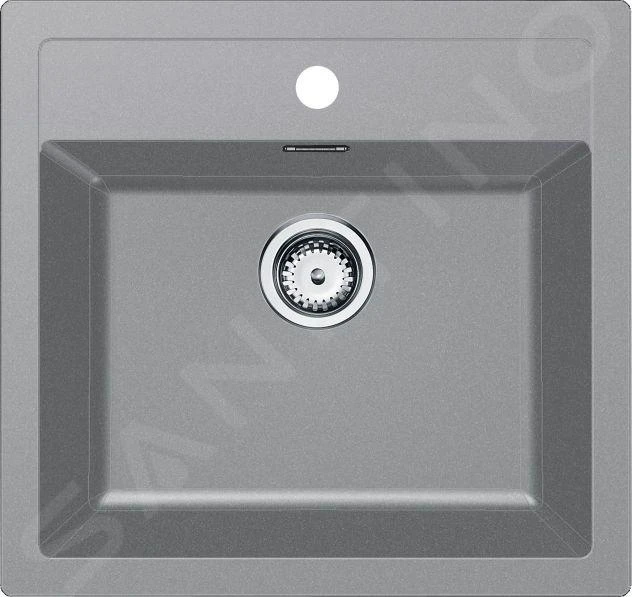 Franke Sirius - Tectonite-Spüle SID 610, 560x530 Mm, Grau 143.0650.860